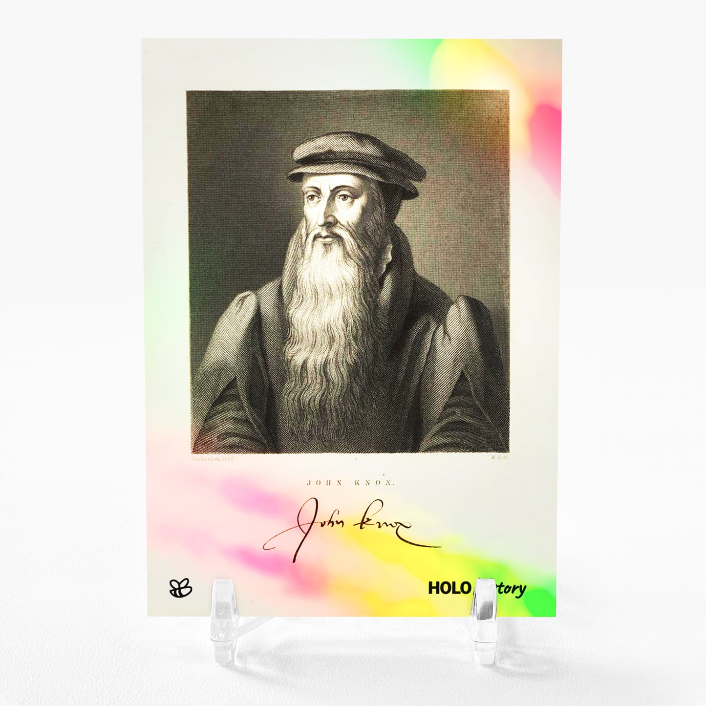 JOHN KNOX Art Holographic Card 2023 GleeBeeCo Holo History #JHST