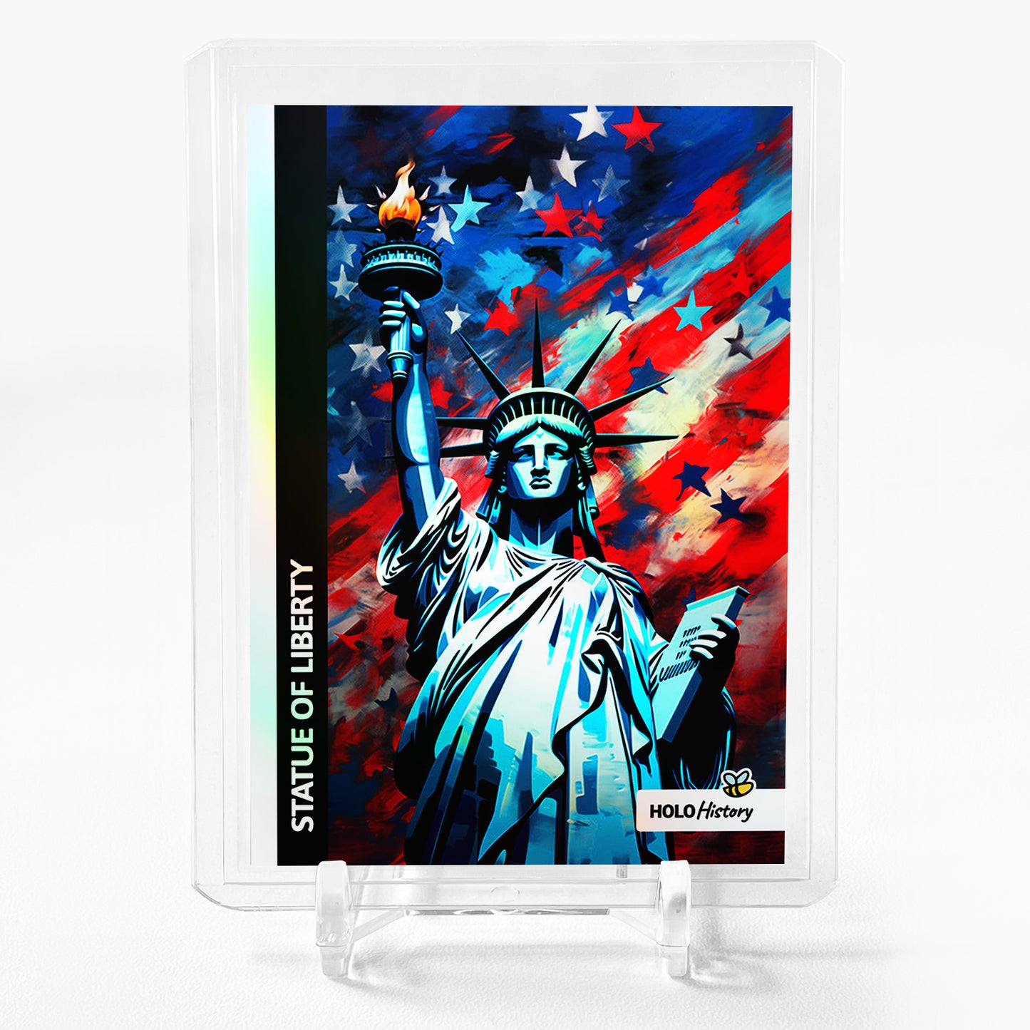 STATUE OF LIBERTY Card 2023 GleeBeeCo Holo History Stars and Stripes #STST
