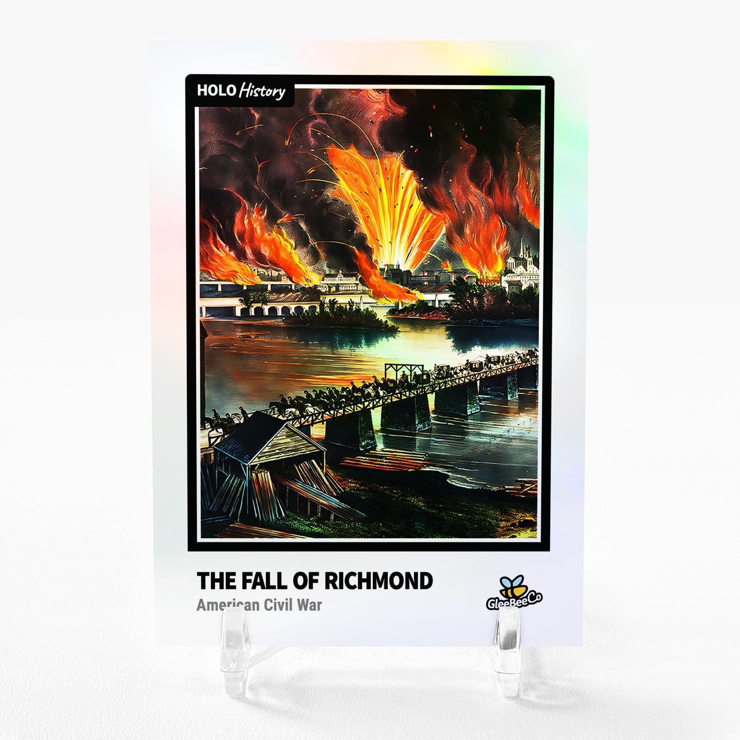 THE FALL OF RICHMOND American Civil War Card 2023 GleeBeeCo Holographic #THAR