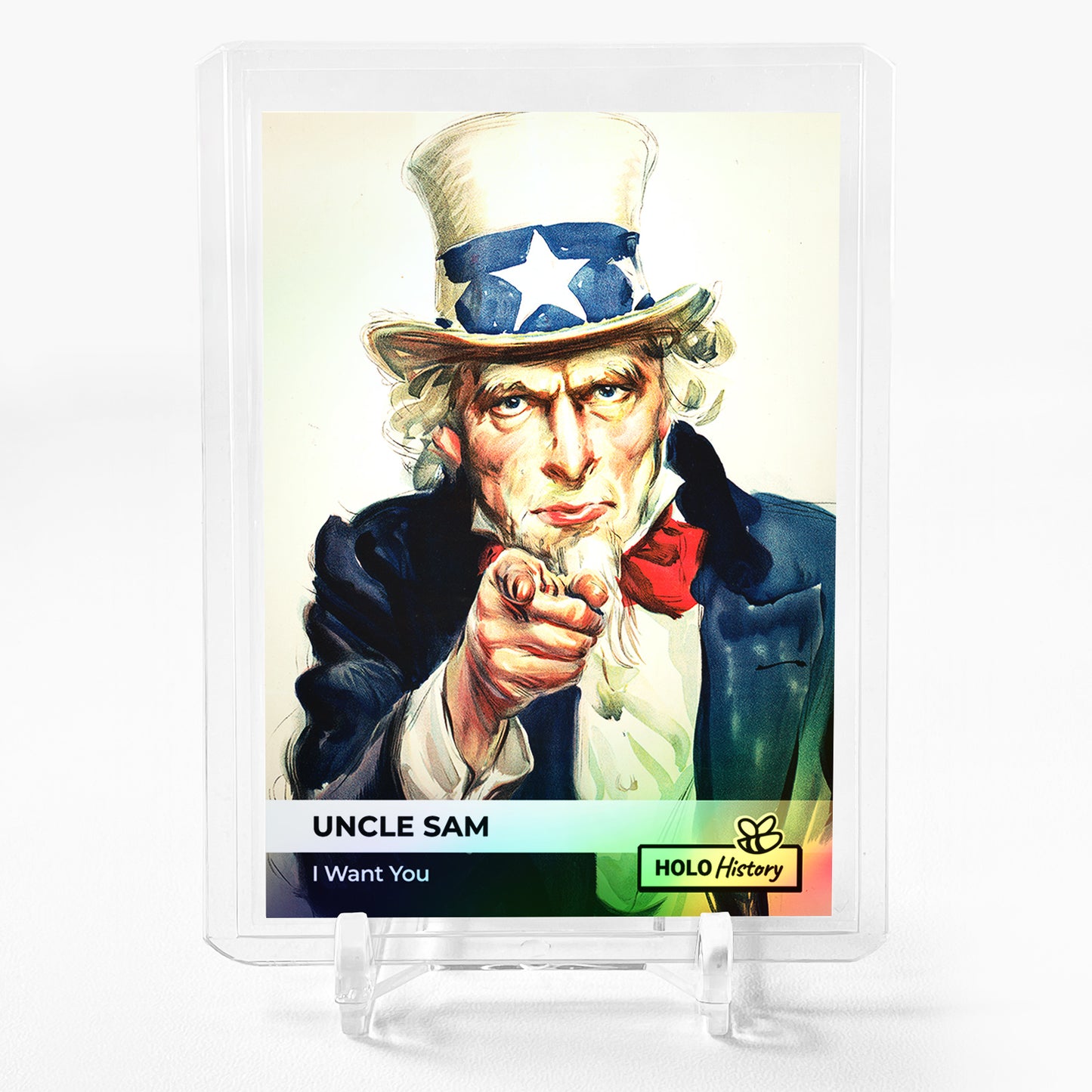 UNCLE SAM Art Trading Card 2023 GleeBeeCo I Want You Holographic #UIN3