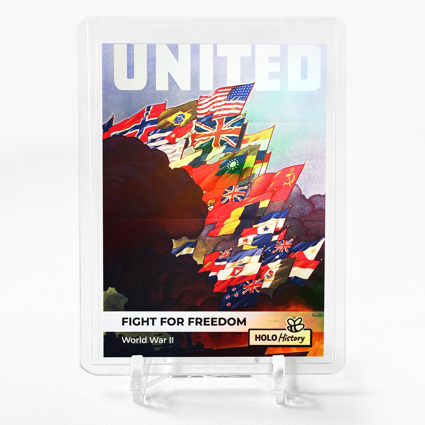 UNITED! United Nations Card 2023 GleeBeeCo Holo History Fight for Freedom #UTFG