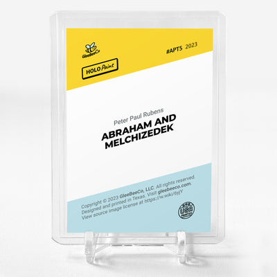 ABRAHAM AND MELCHIZEDEK Art Trading Card 2023 GleeBeeCo Peter Paul Rubens #APT5