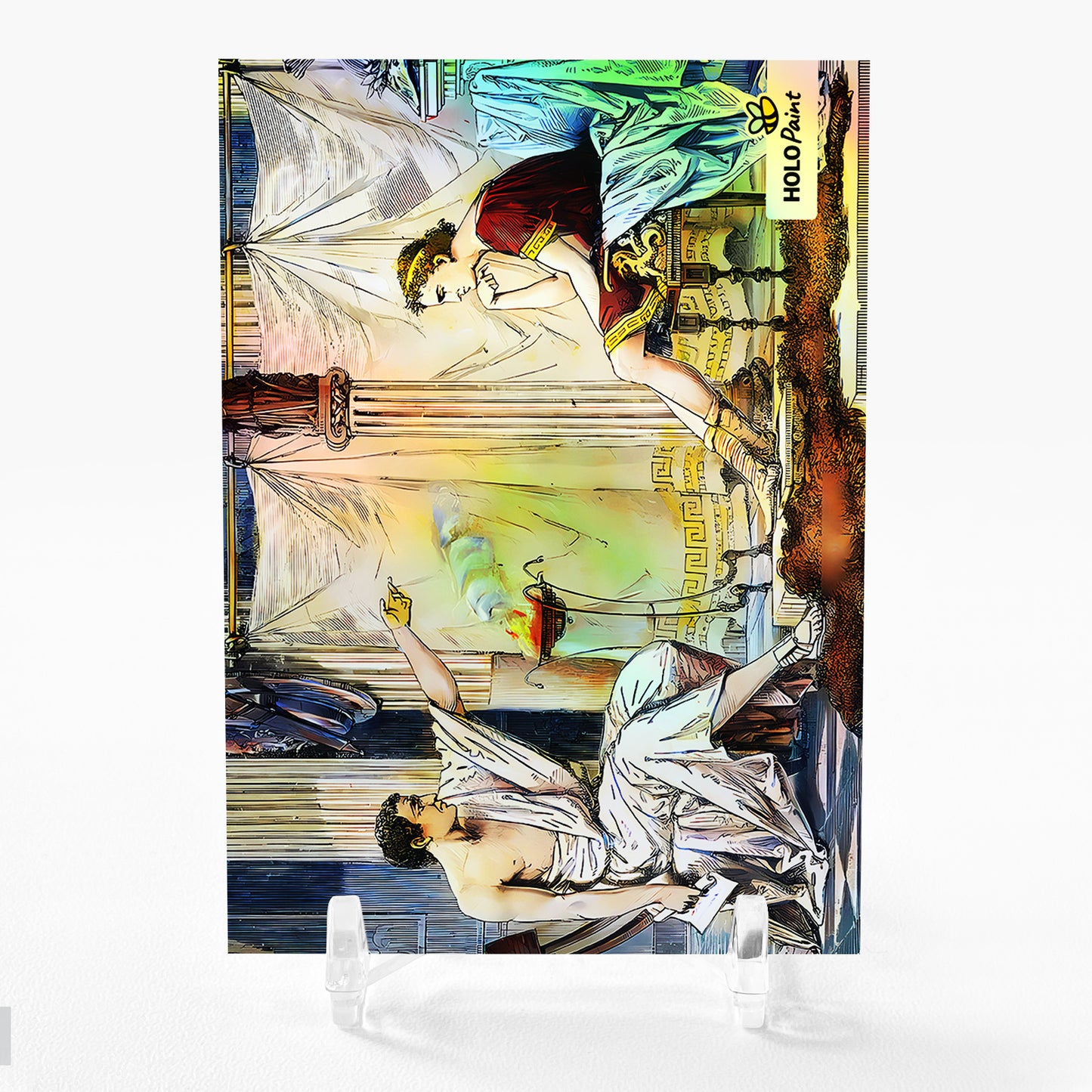 ARISTOTLE TEACHING ALEXANDER Aristotle & Alexander Art Trading Card GBC #ASCH