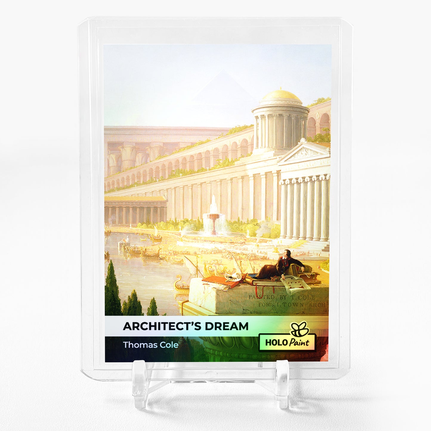 ARCHITECT'S DREAM Thomas Cole Card 2023 GleeBeeCo Holo Paint #AT29