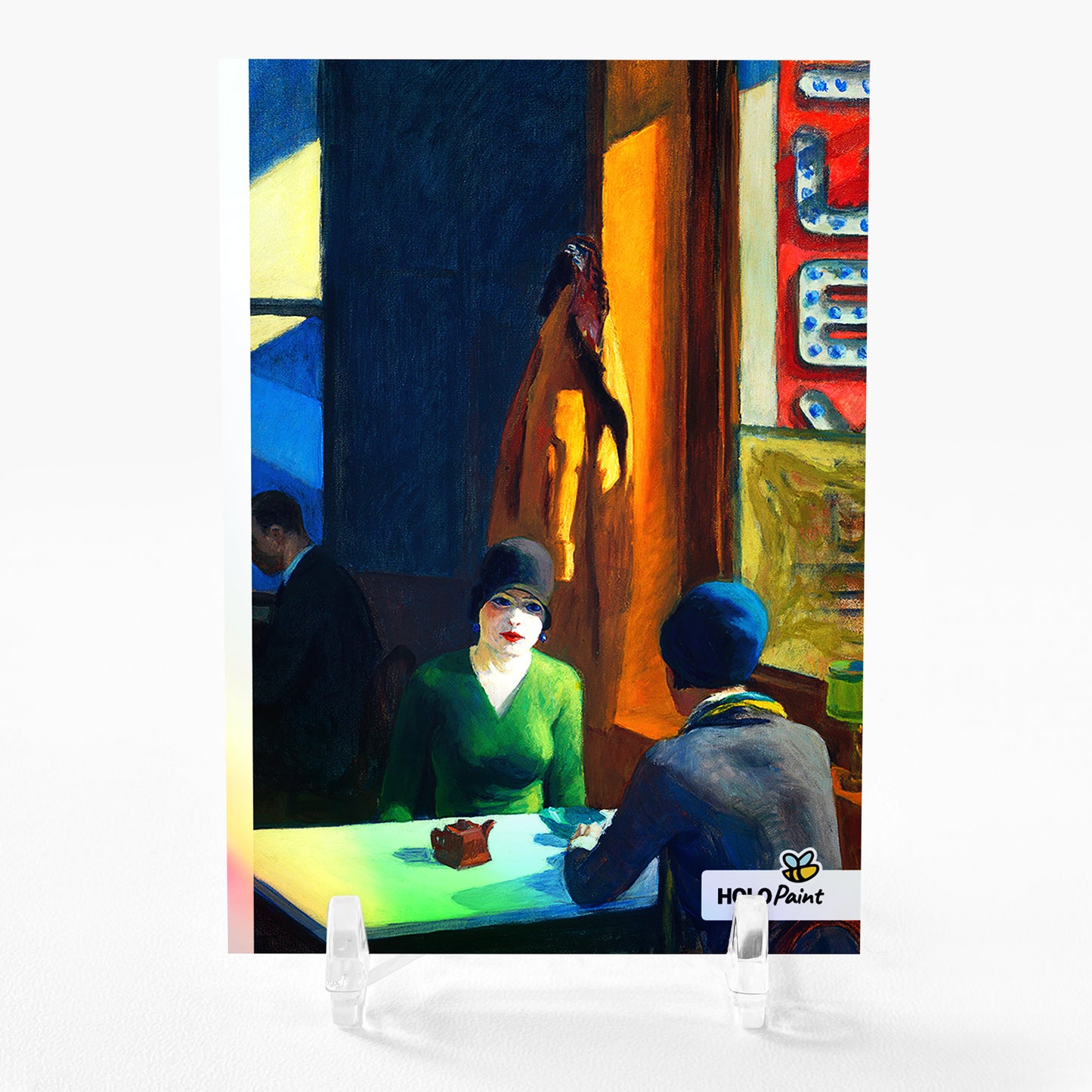 CHOP SUEY Edward Hopper Card 2023 GleeBeeCo Holo Paint #CHW2