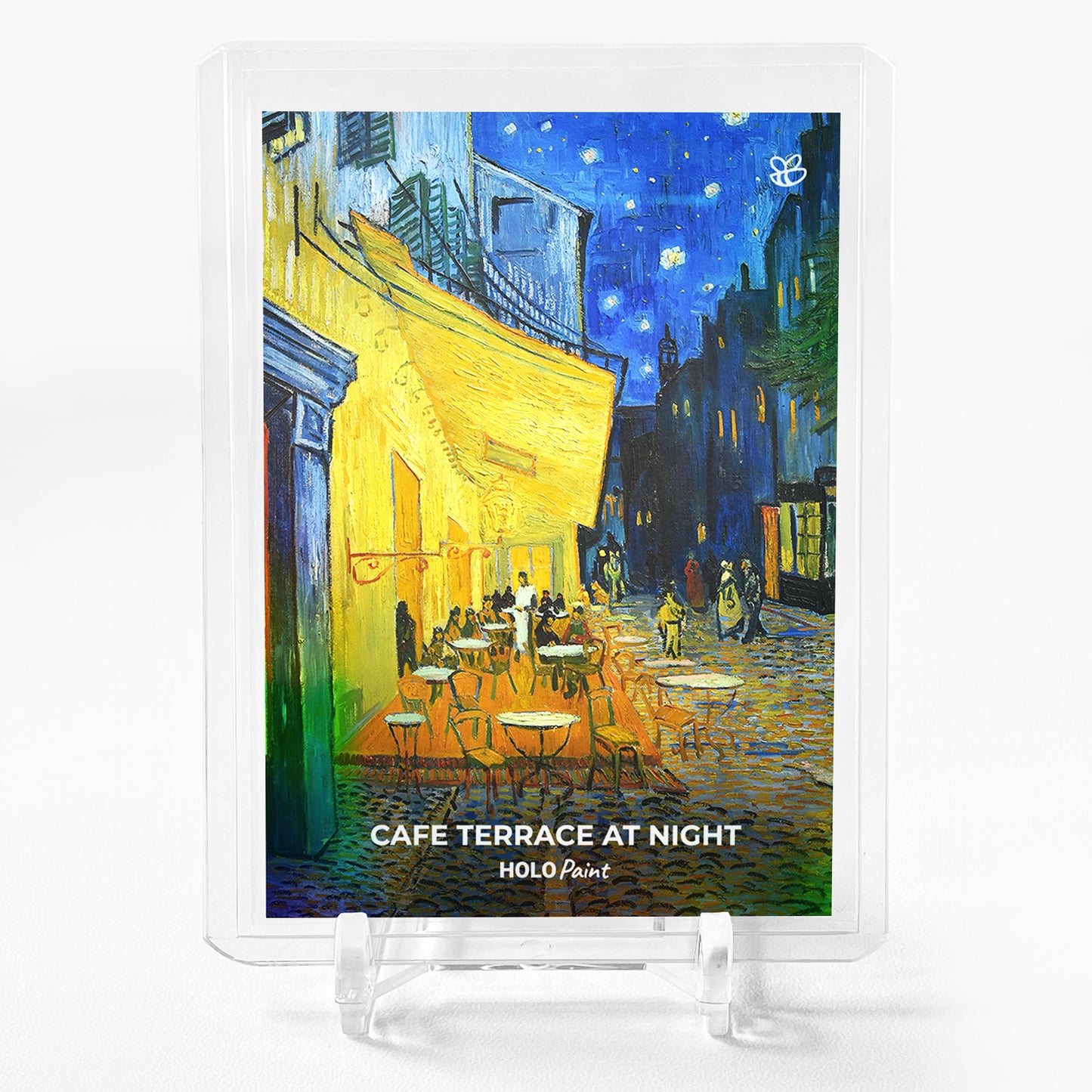 CAFE TERRACE AT NIGHT Card 2023 GleeBeeCo Holo Paint #CTVV