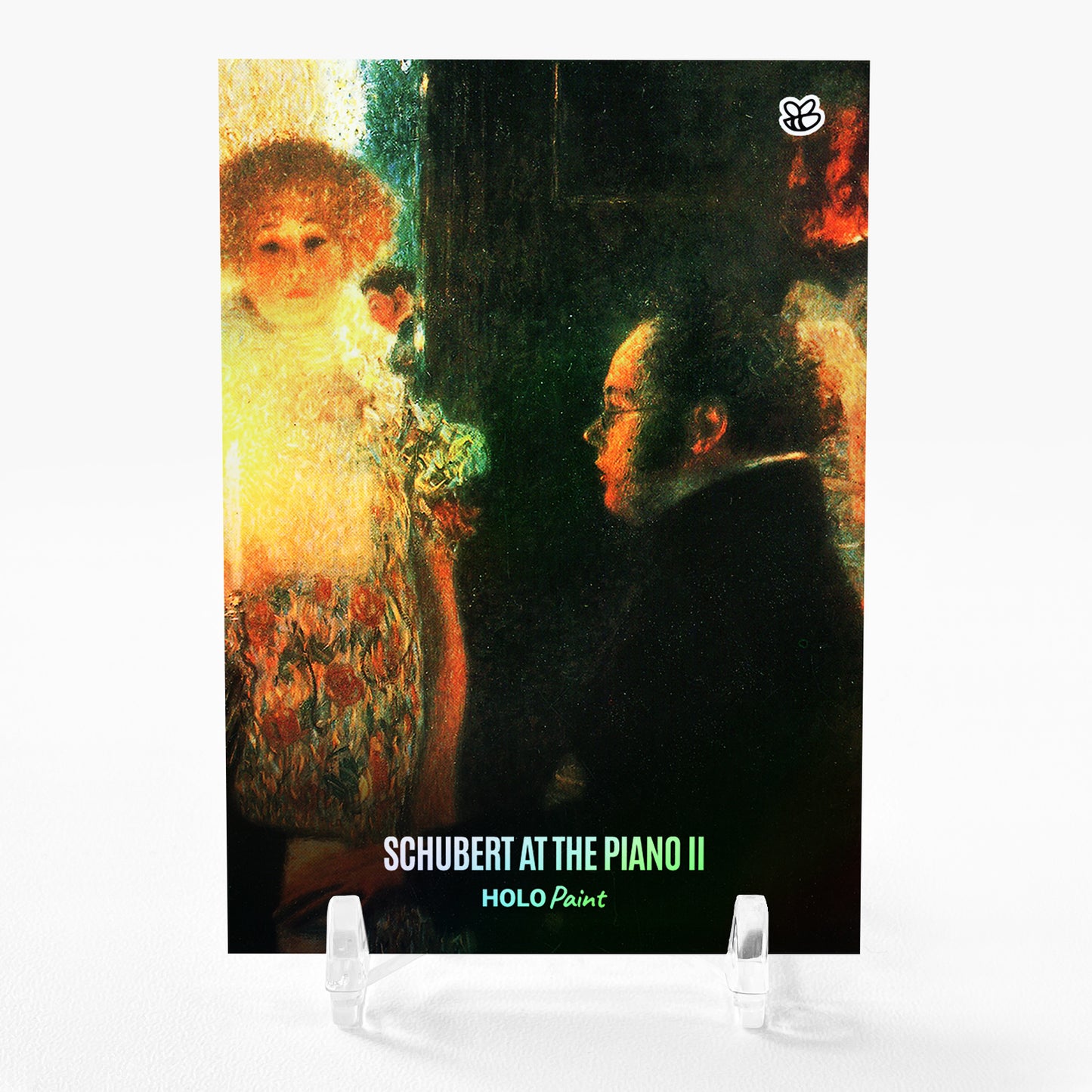 SCHUBERT AT THE PIANO II Gustav Klimt Franz Schubert Art Card GBC #S74F - NICE!