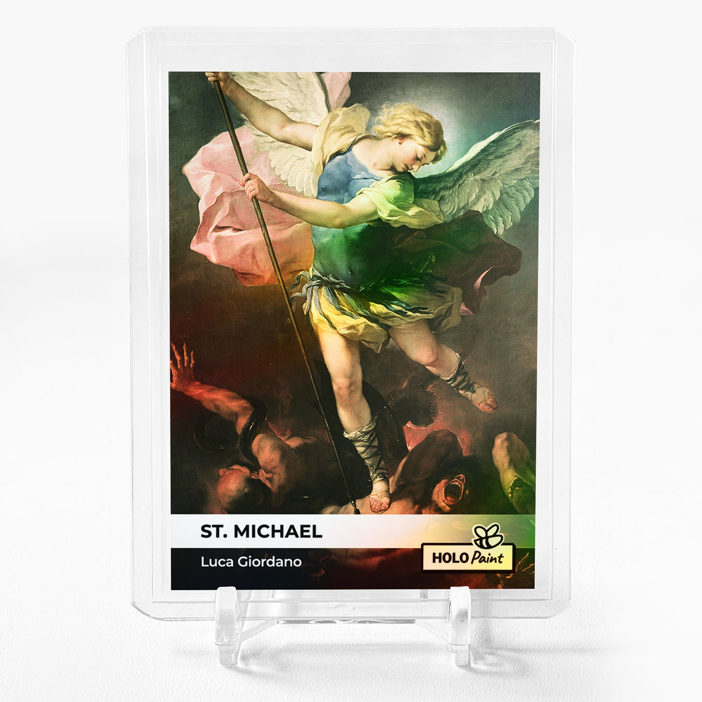 ST. MICHAEL Art Trading Card 2023 GleeBeeCo Luca Giordano #STL3 - Wonderful!