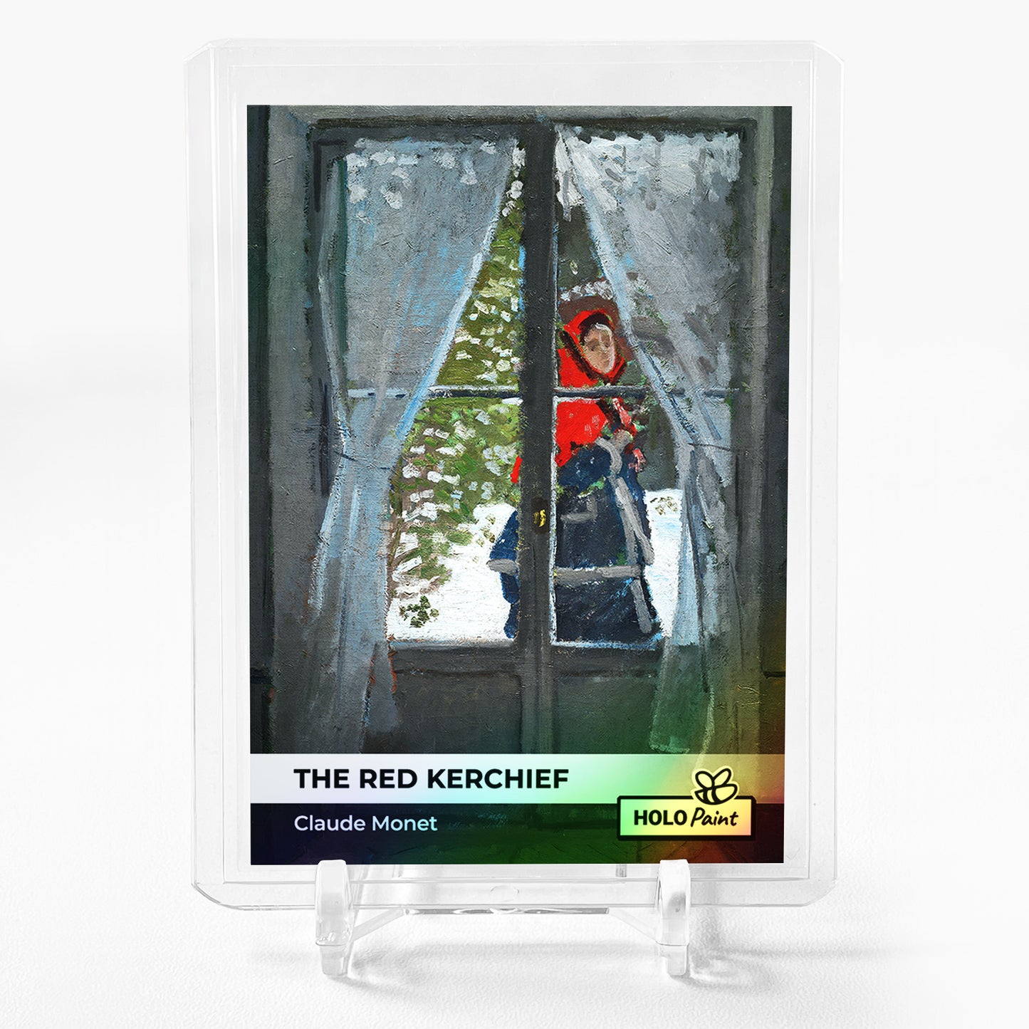 THE RED KERCHIEF Claude Monet Monet's Wife Camille Art Card 2023 GleeBeeCo #TCL1