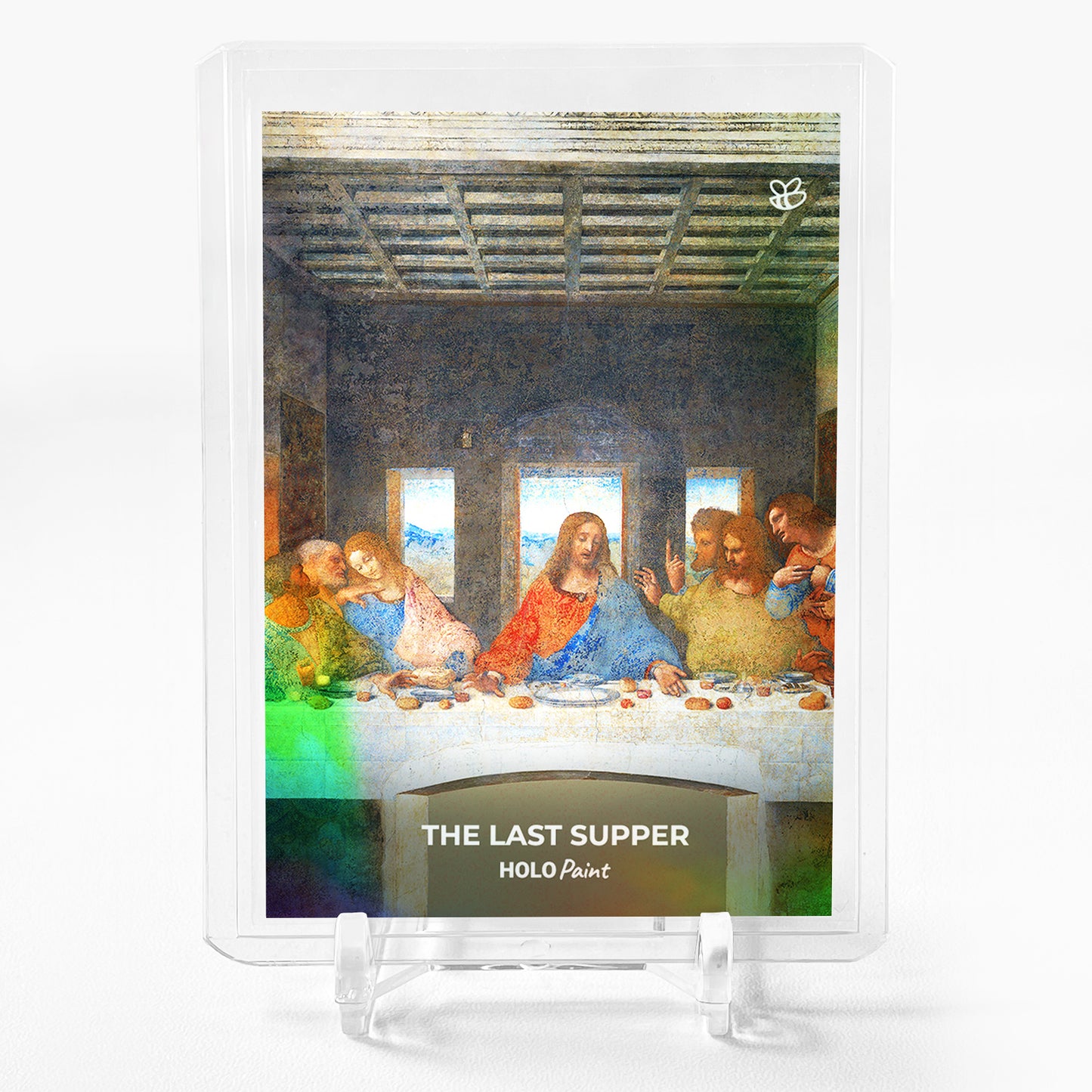 THE LAST SUPPER Holographic Card 2023 GleeBeeCo Holo Paint #TLLV STUNNING