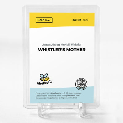 WHISTLER'S MOTHER James Abbott McNeill Whistler Art Card Holo Paint #WMJA