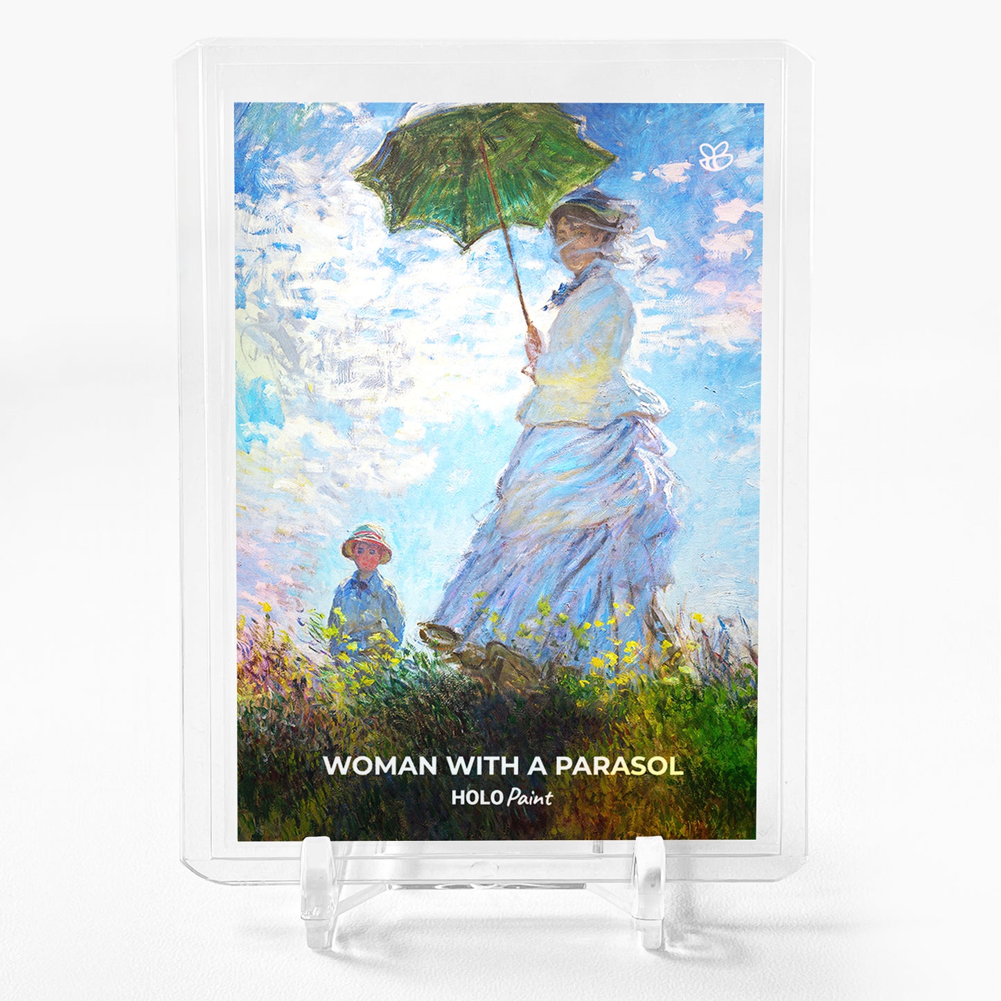 WOMAN WITH A PARASOL Card GleeBeeCo Holo Paint #WWCM
