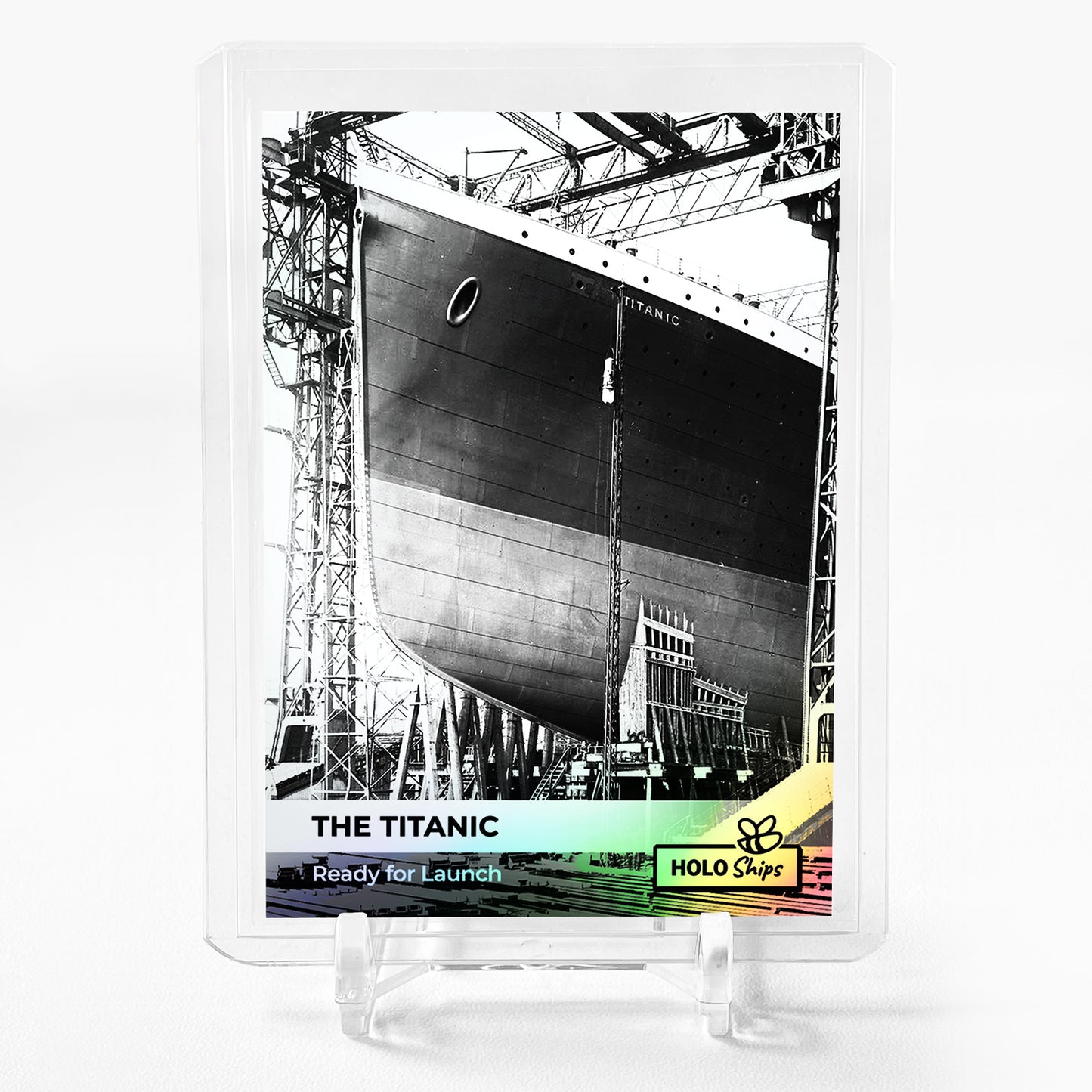 THE TITANIC Ready for Launch Photo Card Holo Ships GleeBeeCo #4F5F - Fantastic!