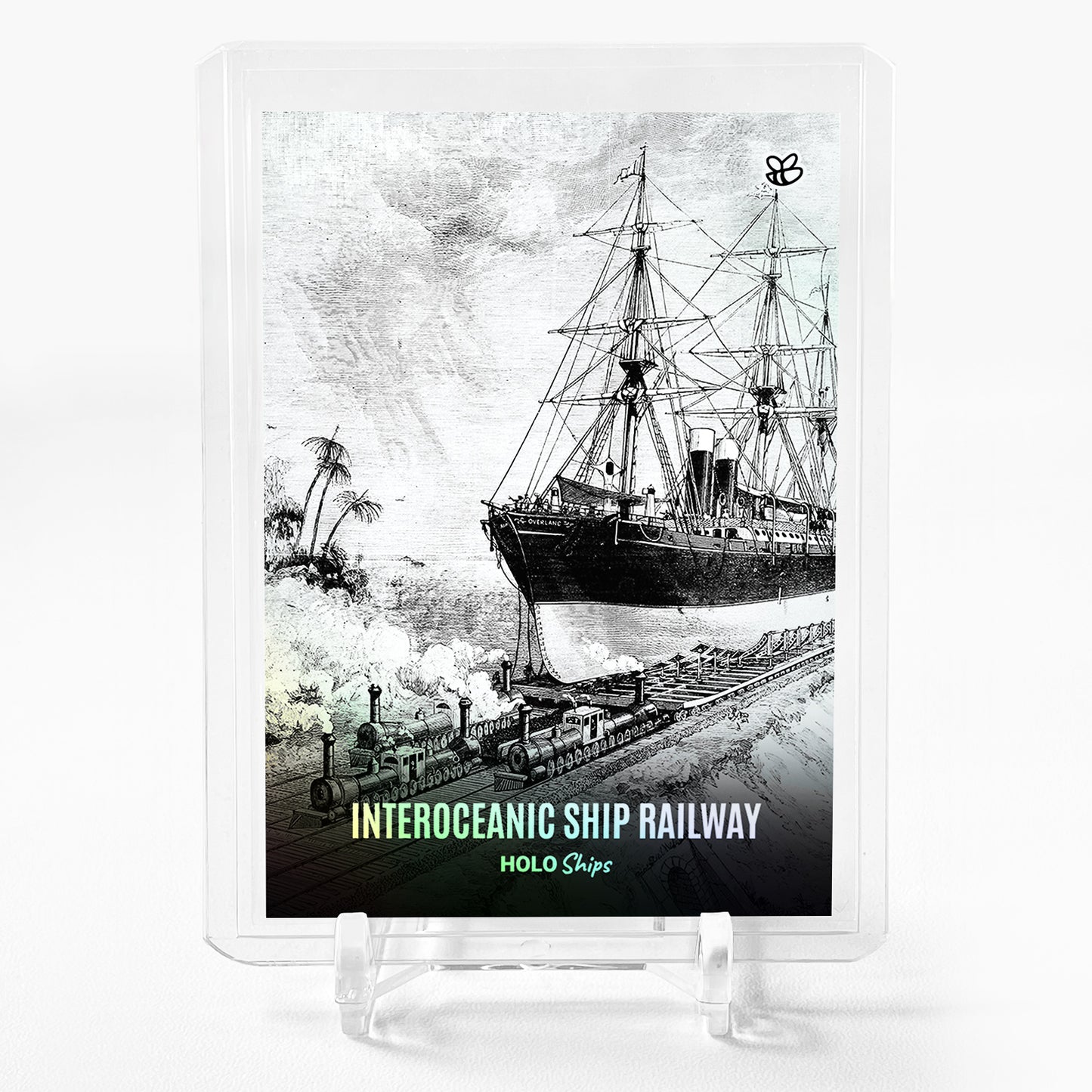 INTEROCEANIC SHIP RAILWAY Card 2023 GleeBeeCo Holo Ships #79FF