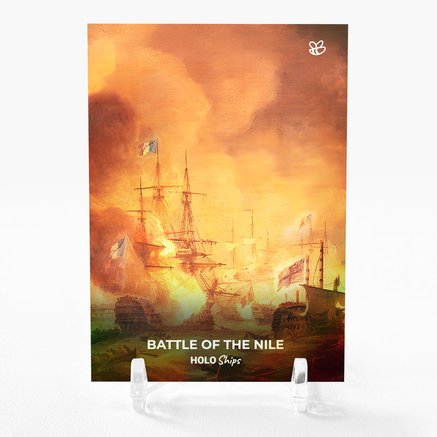 BATTLE OF THE NILE Thomas Luny Art Card 2023 GleeBeeCo Holographic #BTTH