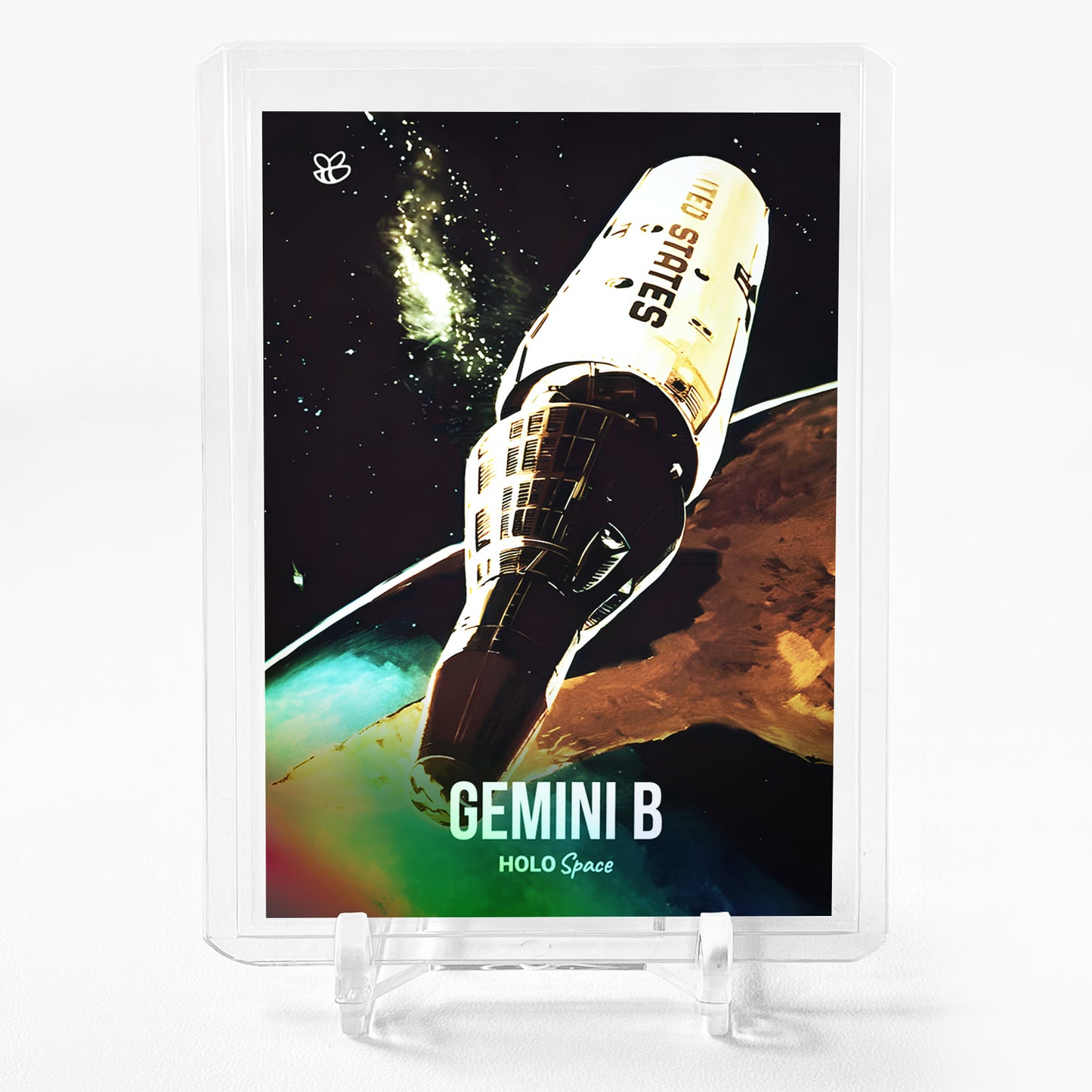 GEMINI B Card 2023 GleeBeeCo Holo Space Reentry Vehicle #GMRN