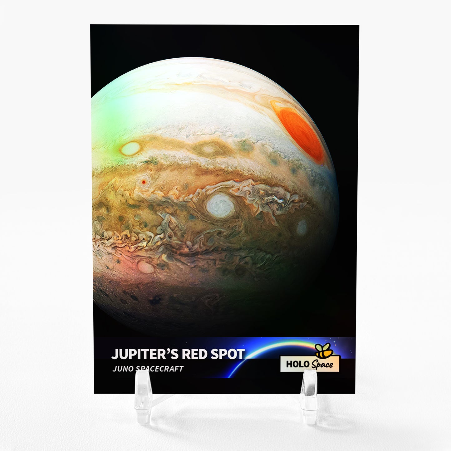 JUPITER'S RED SPOT Juno Spacecraft NASA Card 2023 GleeBeeCo Holo Space #JPJN