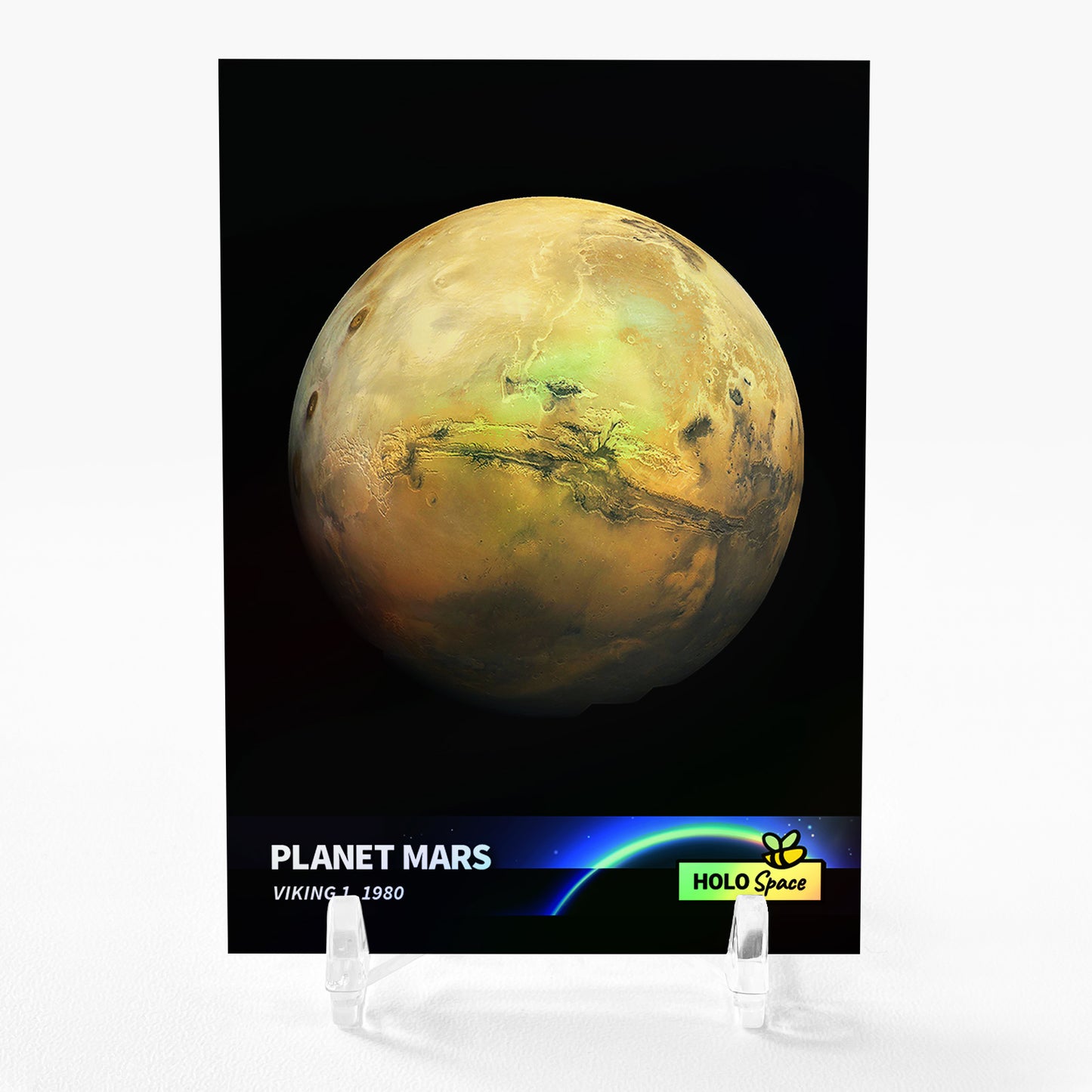 PLANET MARS Photo Card Holo Space 2023 GleeBeeCo Viking 1