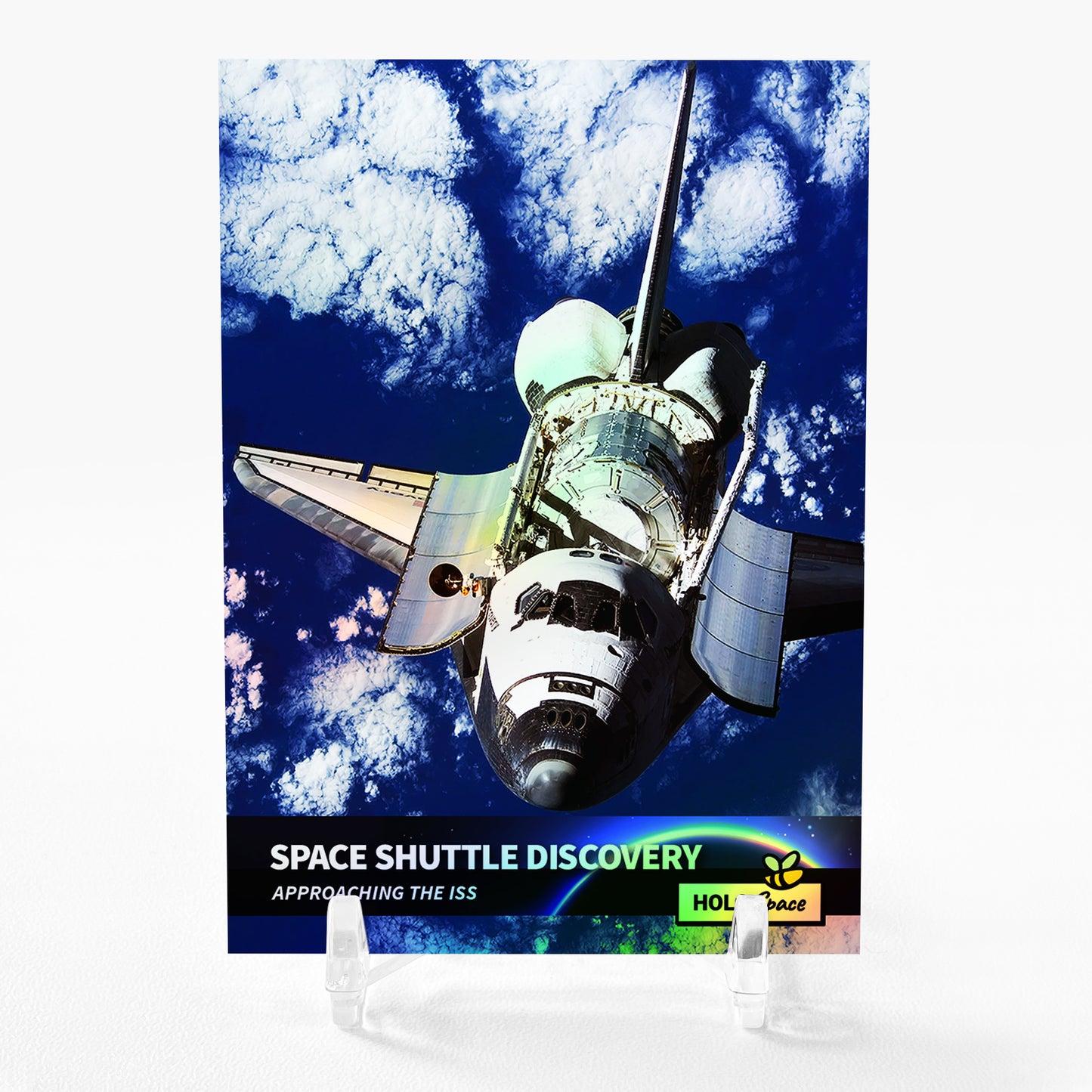 SPACE SHUTTLE DISCOVERY Holographic Card 2023 GleeBeeCo Holo Space #SPAP