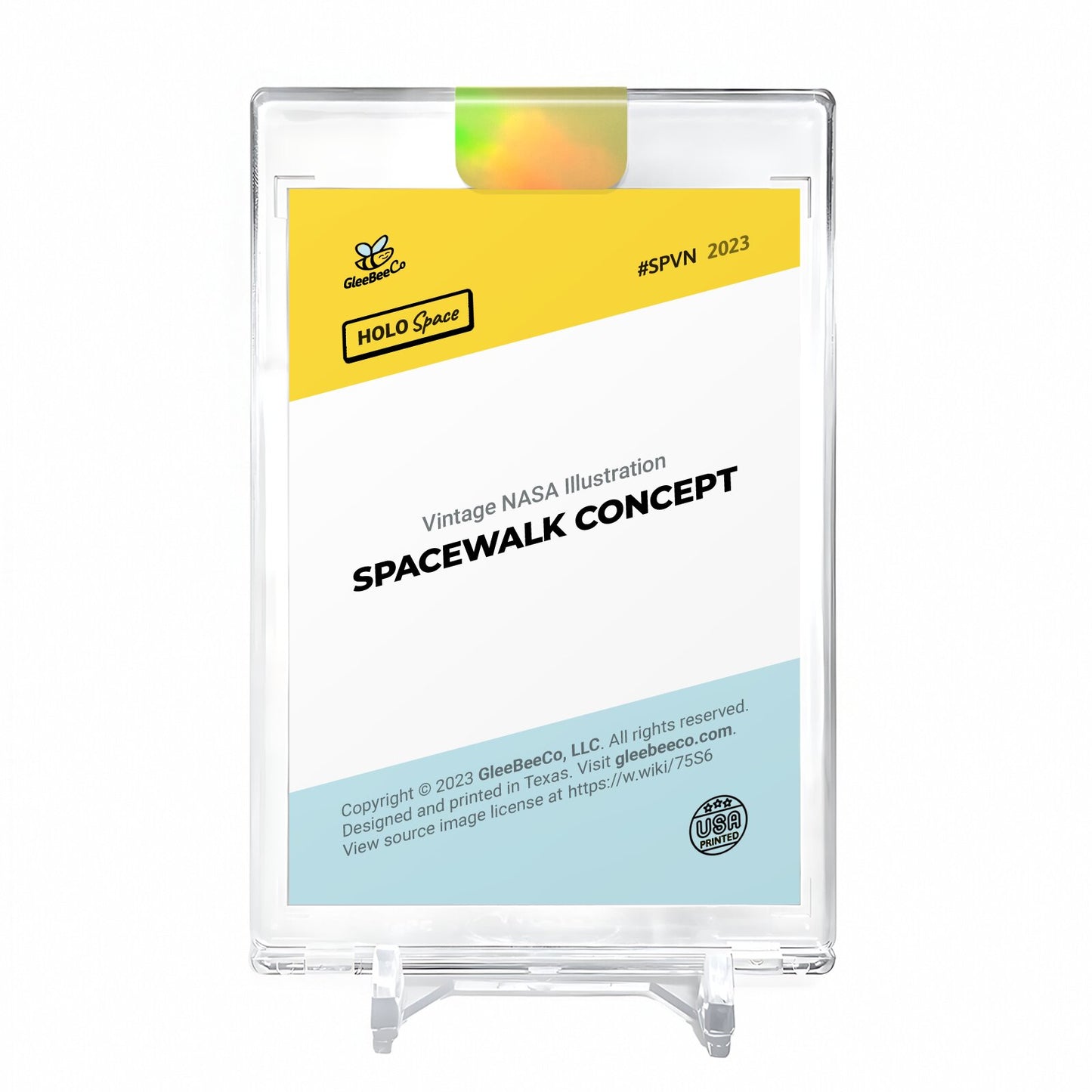 SPACEWALK CONCEPT Holo GOLD Card 2023 GleeBeeCo #SPVN-G 1/1