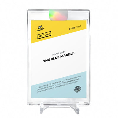 THE BLUE MARBLE Planet Earth Card 2023 GleeBeeCo Holo Space #THPL *GOLD* 1/1