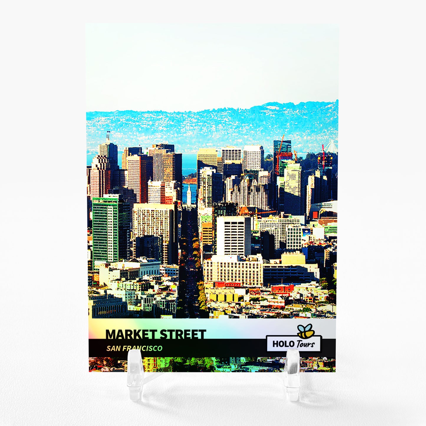 MARKET STREET Card 2023 GleeBeeCo Holo Tours San Francisco #MRSN