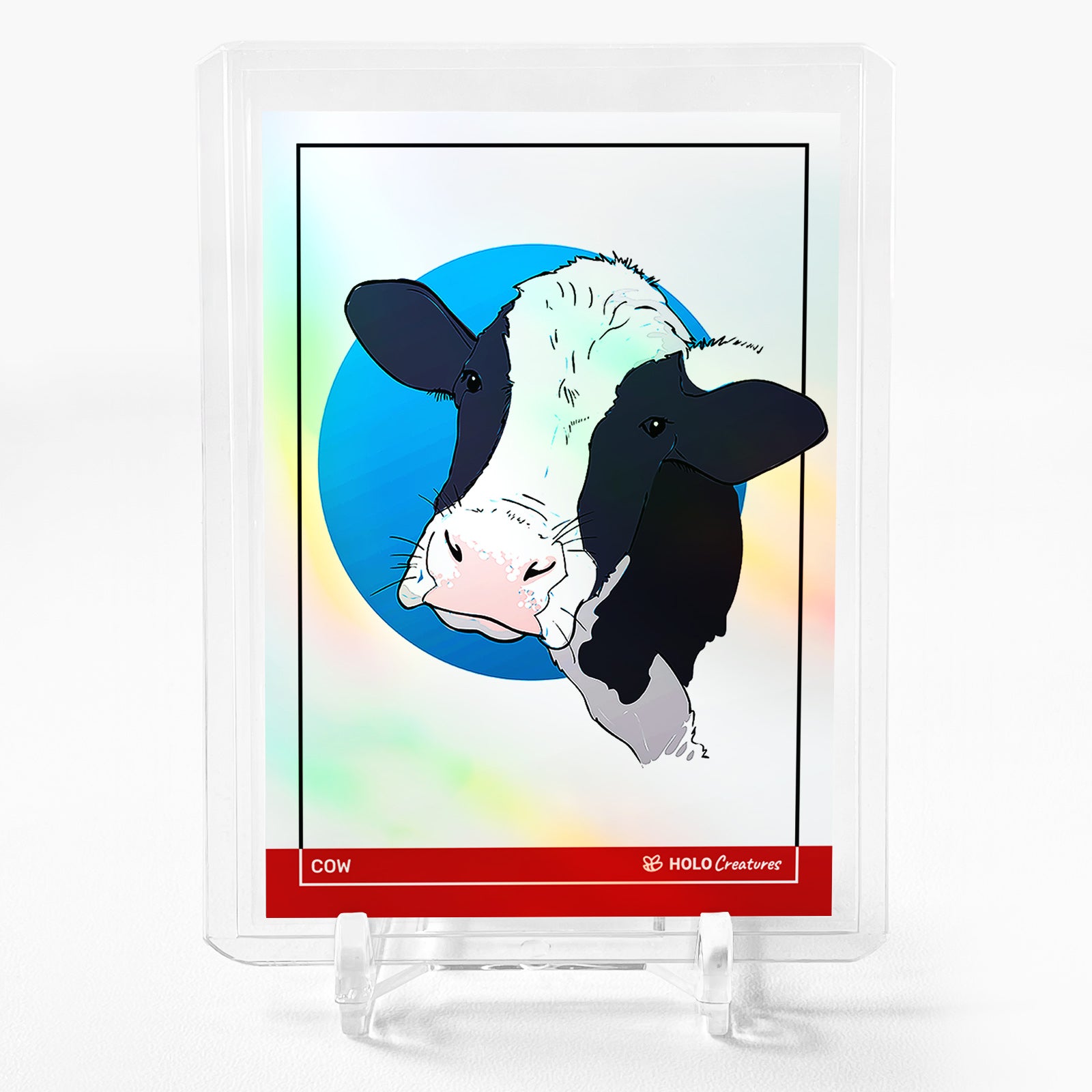 COW Cartoon Art Card 2024 GleeBeeCo Holographic #CWCR