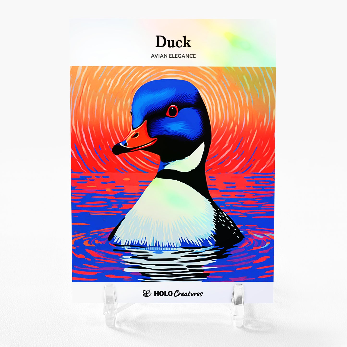 DUCK Card 2024 GleeBeeCo Holo Creatures Avian Elegance #DCAN