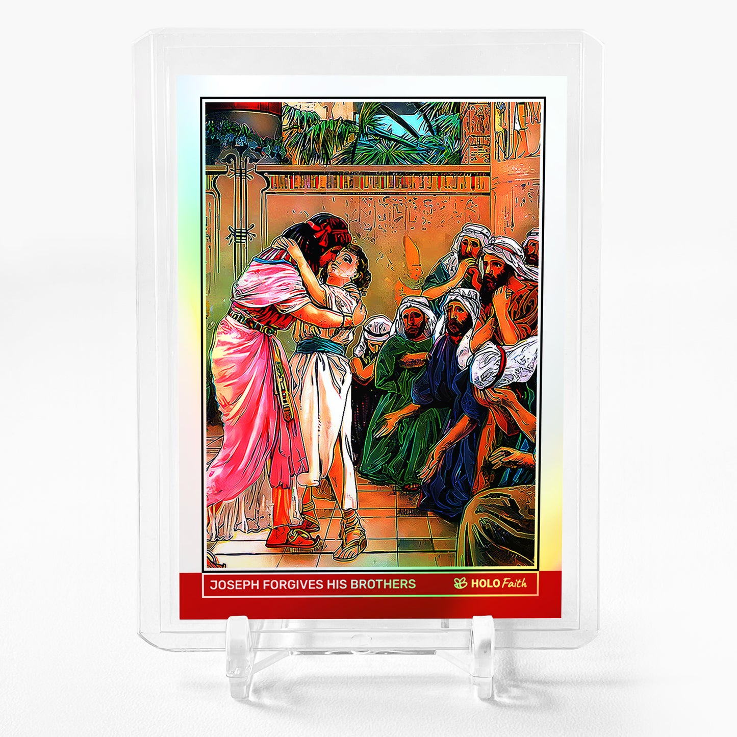 JOSEPH FORGIVES HIS BROTHERS Holographic Card 2024 GleeBeeCo Holo Faith #JS19