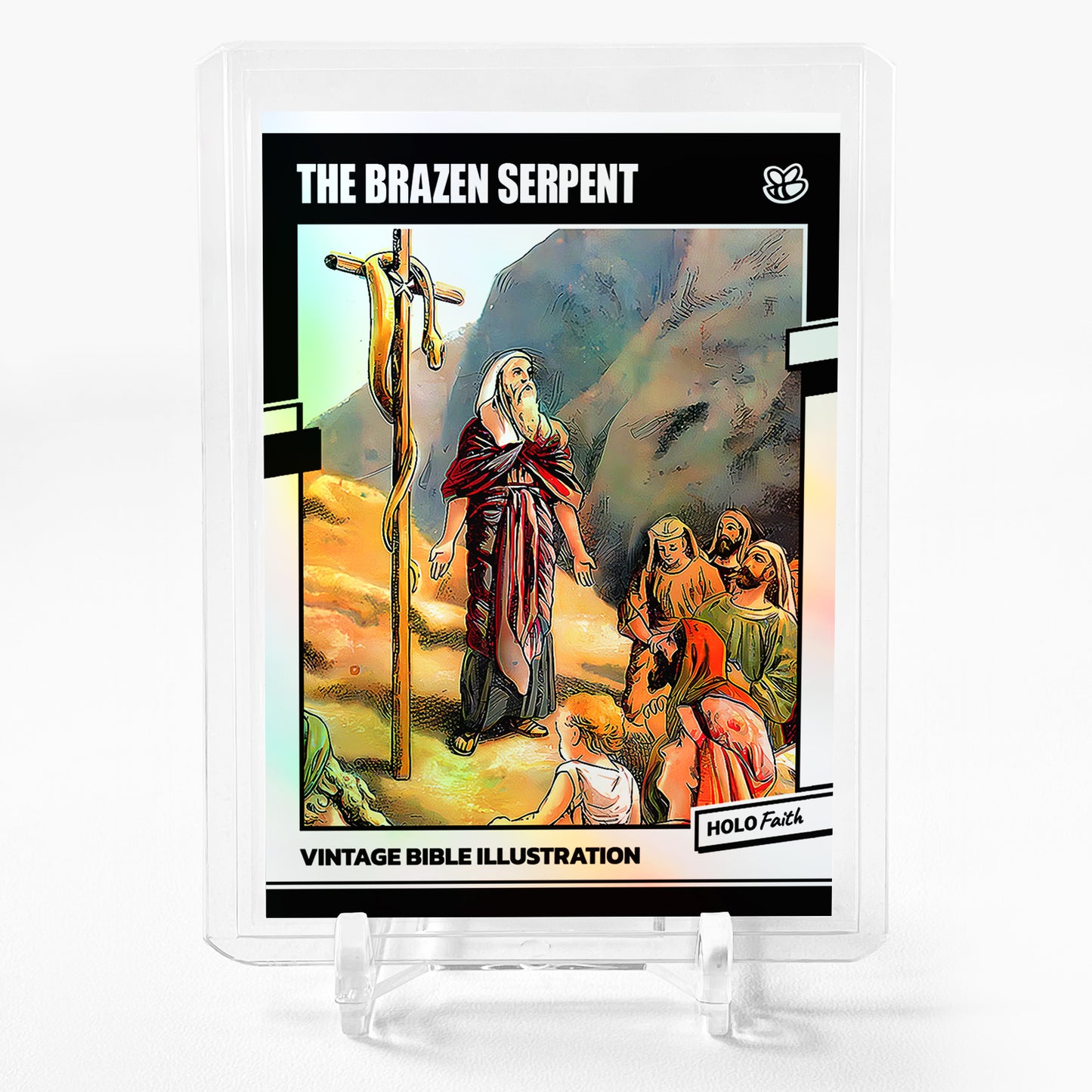 THE BRAZEN SERPENT Card 2024 GleeBeeCo Holo Faith (Moses) #THVN