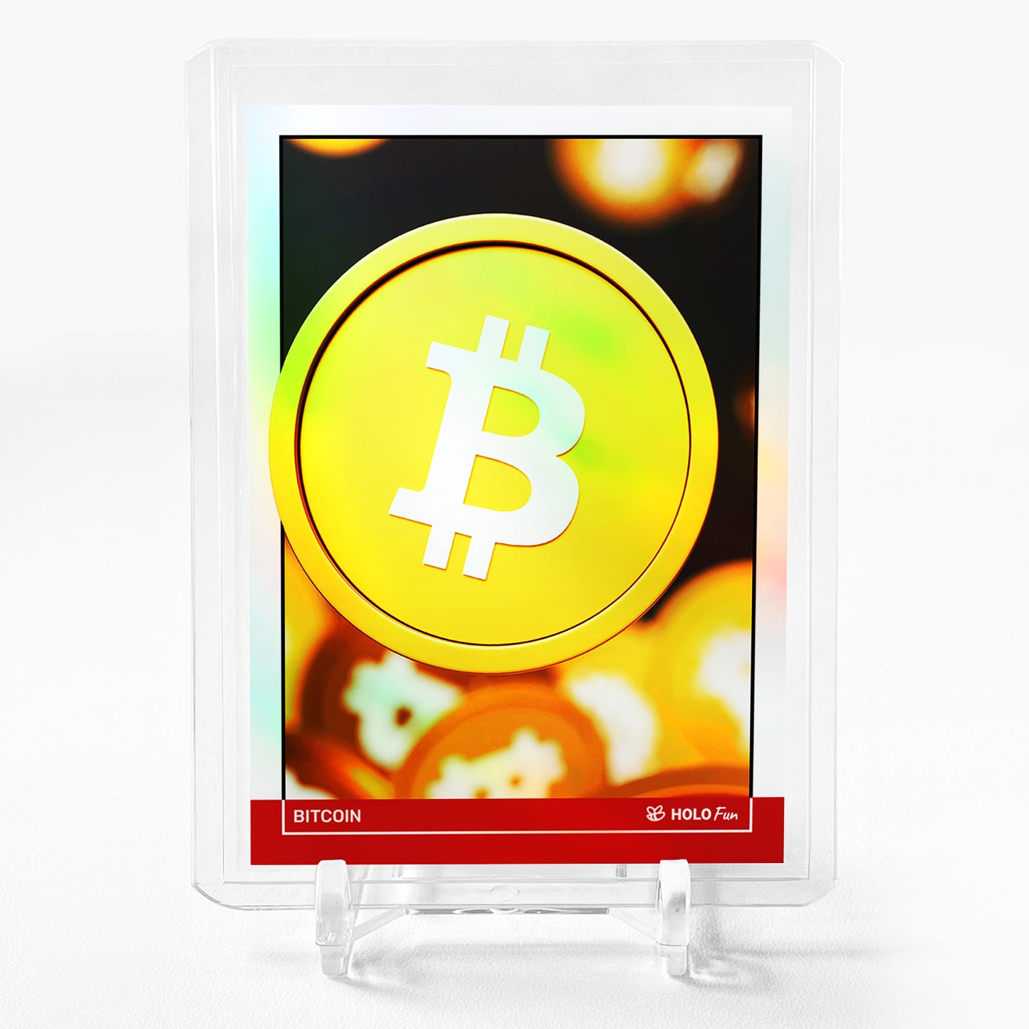 BITCOIN Art Card Holo Fun 2024 GleeBeeCo Good as Gold #BTGD