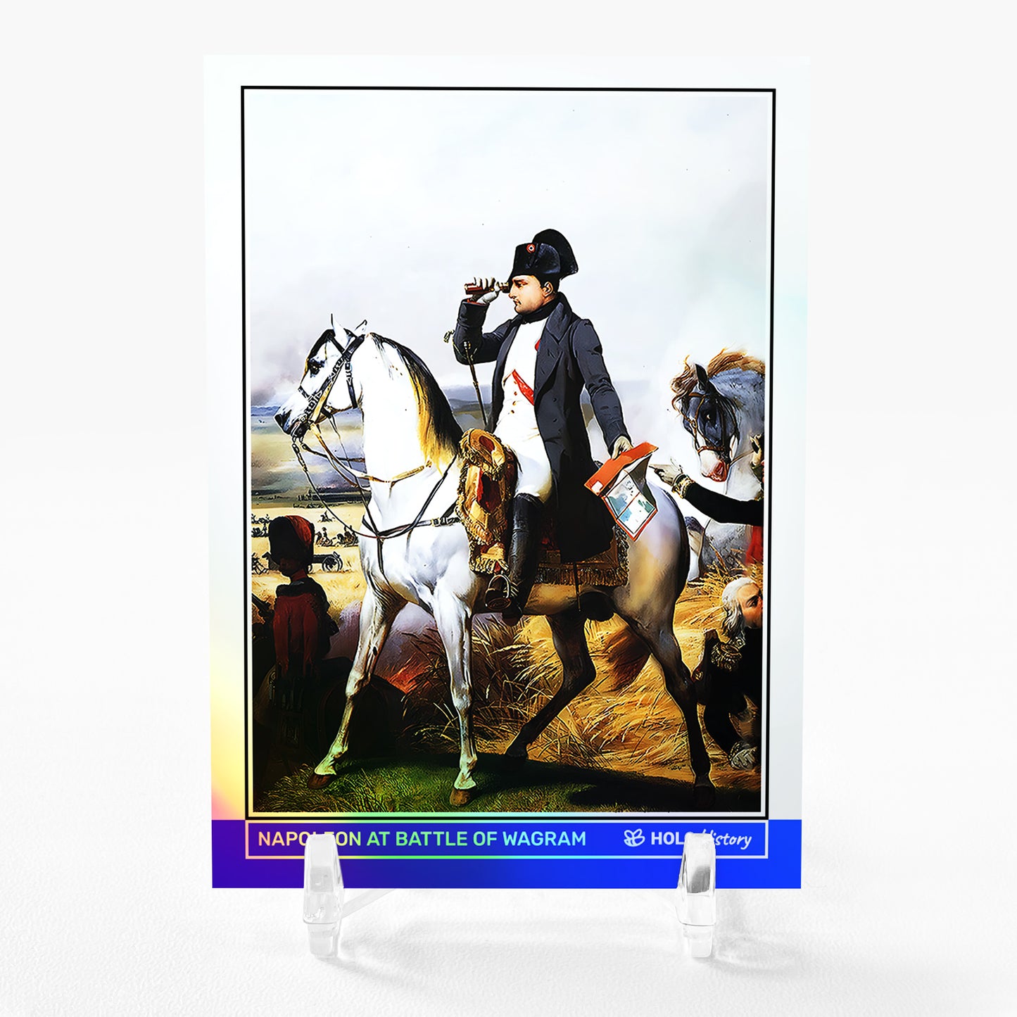 NAPOLEON AT BATTLE OF WAGRAM Card 2024 GleeBeeCo Painted by Horace Vernet #NPPN