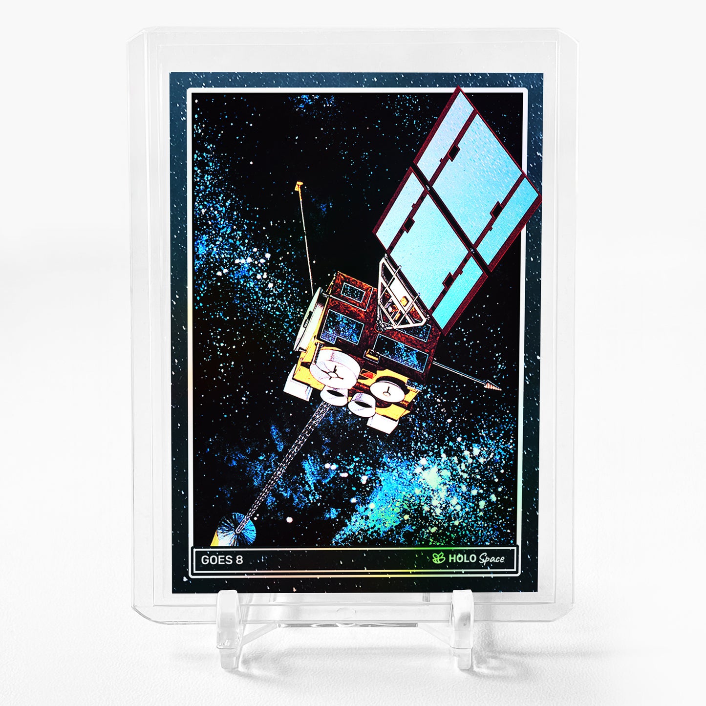GOES 8 Art Card 2024 GleeBeeCo Holo Space GOES-NEXT Spacecraft #GSGS