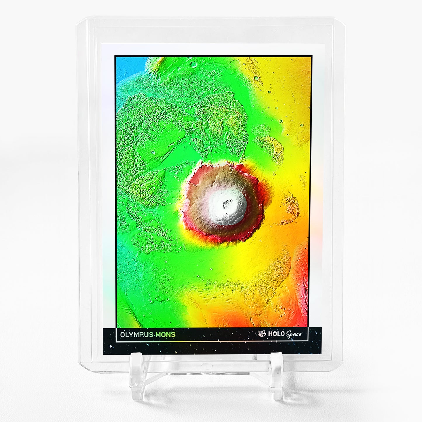 OLYMPUS MONS Card 2024 GleeBeeCo Holo Space Martian Shield Volcano #MR83
