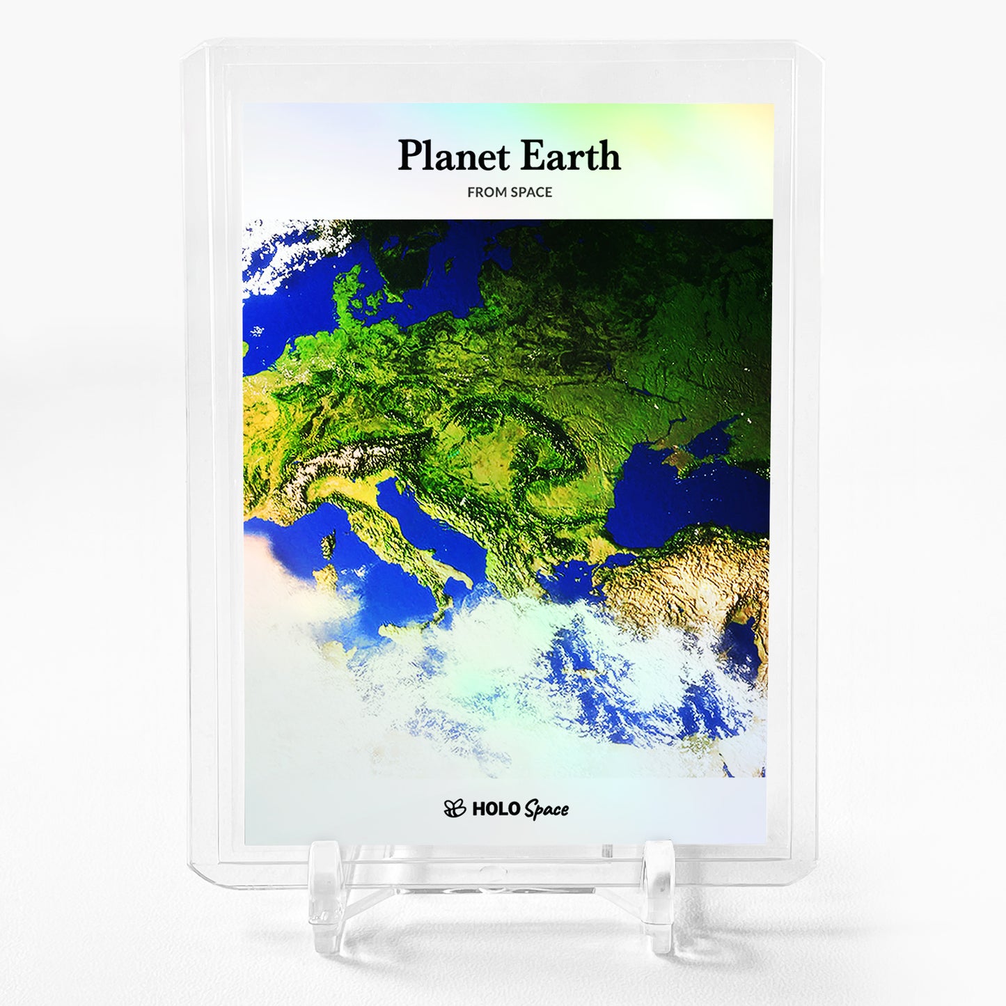 PLANET EARTH Holographic Card 2024 GleeBeeCo Holo Space From Space #PD64