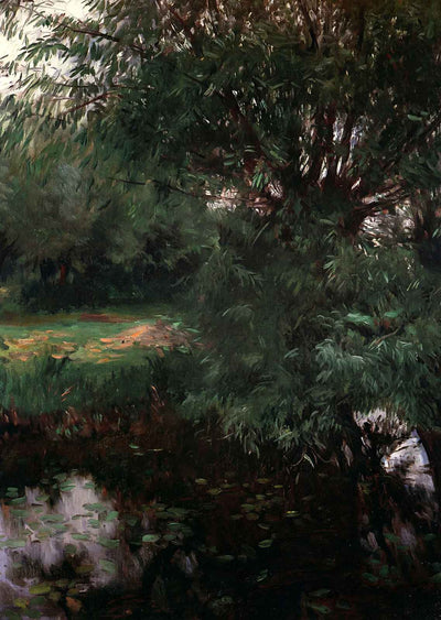 A Backwater at Wargrave 1887 Painting by John Singer Sargent Art Print (6 Sizes)