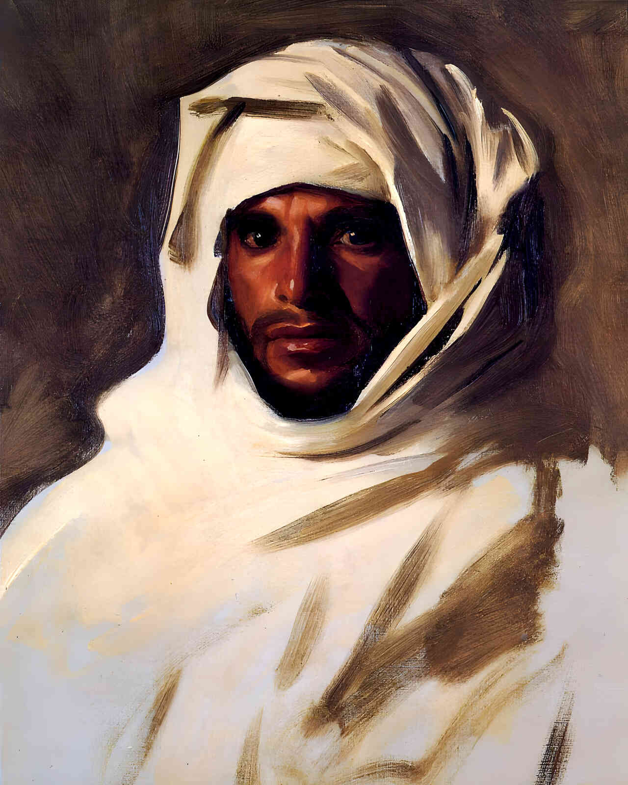 A Bedouin Arab 1891 Painting by John Singer Sargent 8x10" Art Print