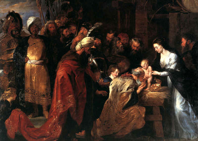Adoration of the Magi Fine Art Print 1619 by Peter Paul Rubens (6 Sizes)