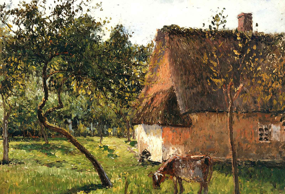 A Field in Varengeville Fine Art Print 1899 by Camille Pissarro (6 Sizes)