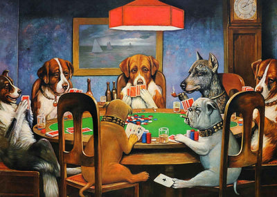 A Friend in Need by Cassius Coolidge Painting Art Print (6 Sizes)
