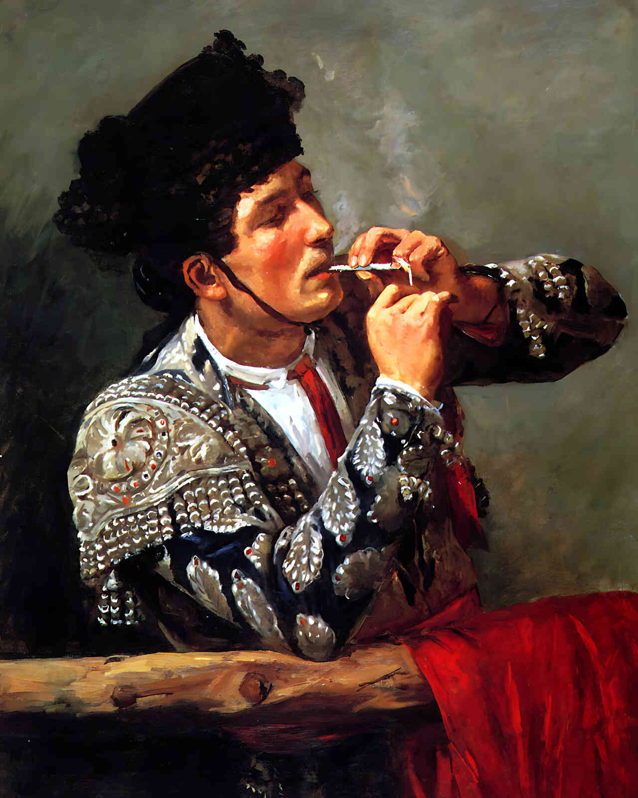 After the Bullfight Painting by Mary Cassatt 8x10" Art Print (Archival Paper)