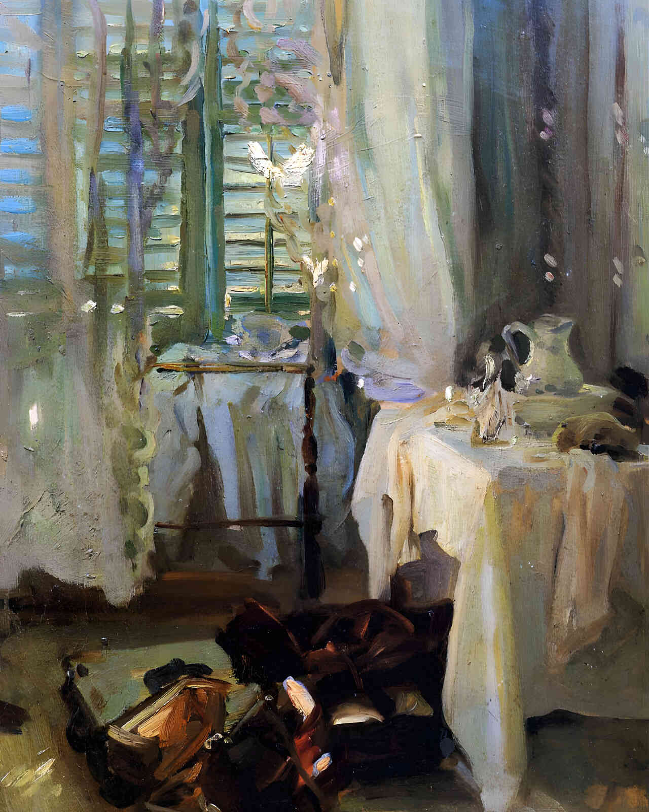 A Hotel Room 1907 Painting by John Singer Sargent 8x10" Art Print