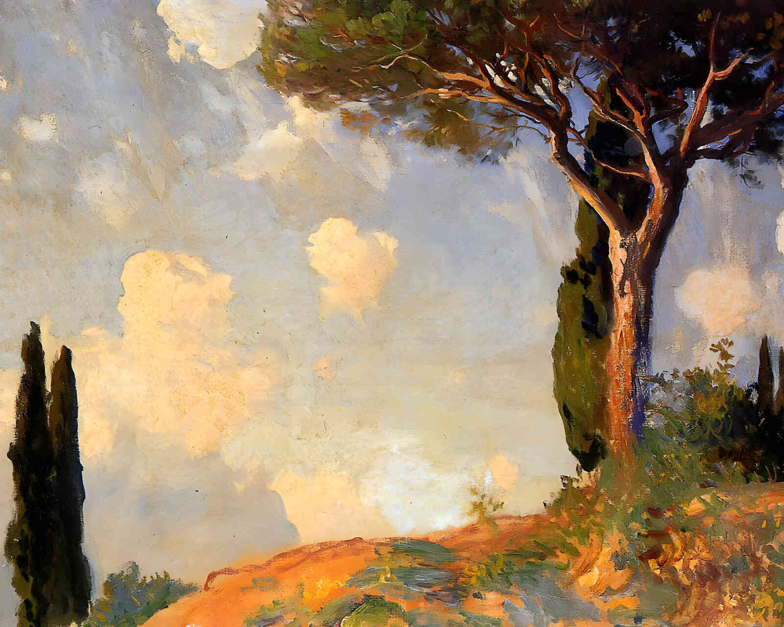 A Landscape Study at San Vigilio