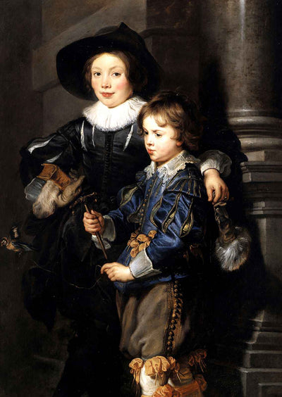 Albert and Nicolaas Rubens Art Print 1627 by Peter Paul Rubens (6 Sizes)