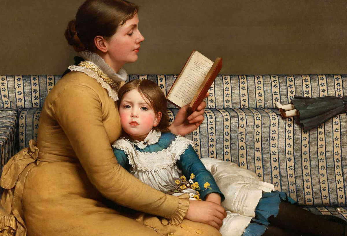 Alice in Wonderland Painting by George Dunlop Leslie Art Print (6 Sizes)