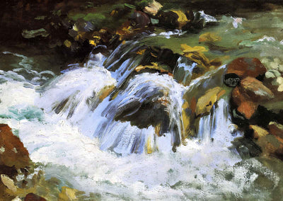 A Mountain Stream, Tyrol Art Print 1914 by John Singer Sargent (6 Sizes)