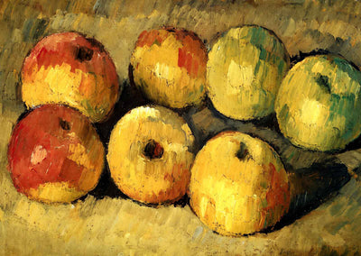 Apples Art Print 1878 Painting by Paul Cezanne (6 Sizes) - Premium Print