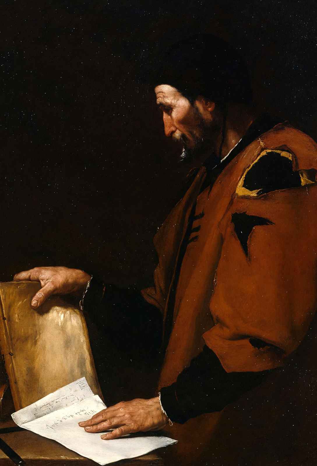 Aristotle Professional Art Print Painting by Jusepe de Ribera (6 Sizes)