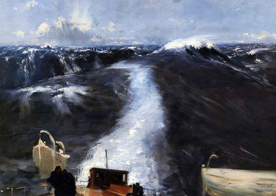 Atlantic Storm 1876 Painting by John Singer Sargent Art Print (6 Sizes)