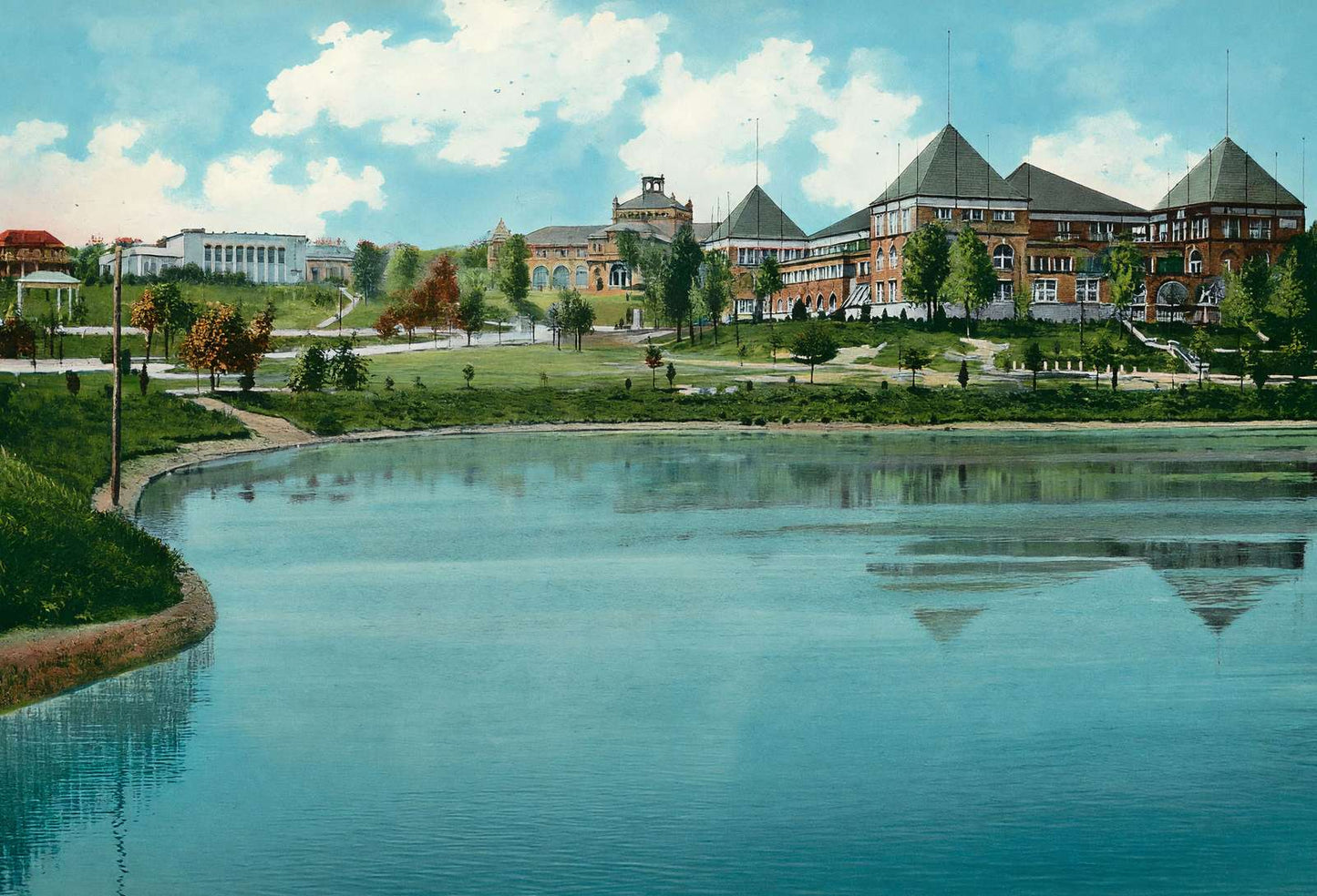 Piedmont Park Atlanta in 1906 Vintage Print (7 Sizes) - High Quality